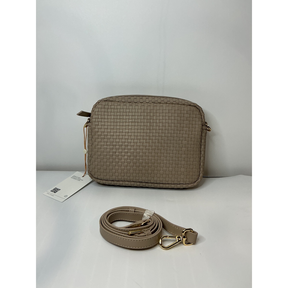 Italian Leather Handwoven Crossbody - Picture 2 of 3
